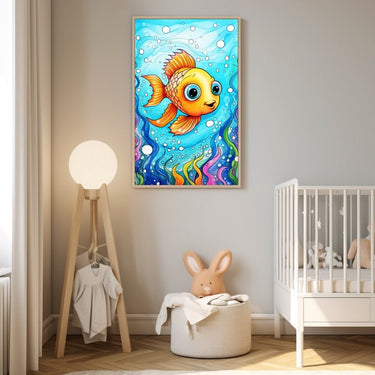 Cartoon Fish Painting